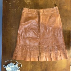VINTAGE LEATHER SKIRT